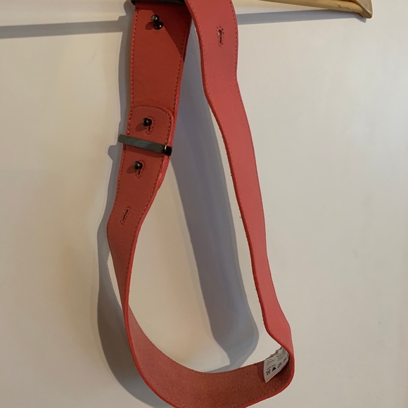 Snob Pink Leather Belt size M - Picture 1 of 3